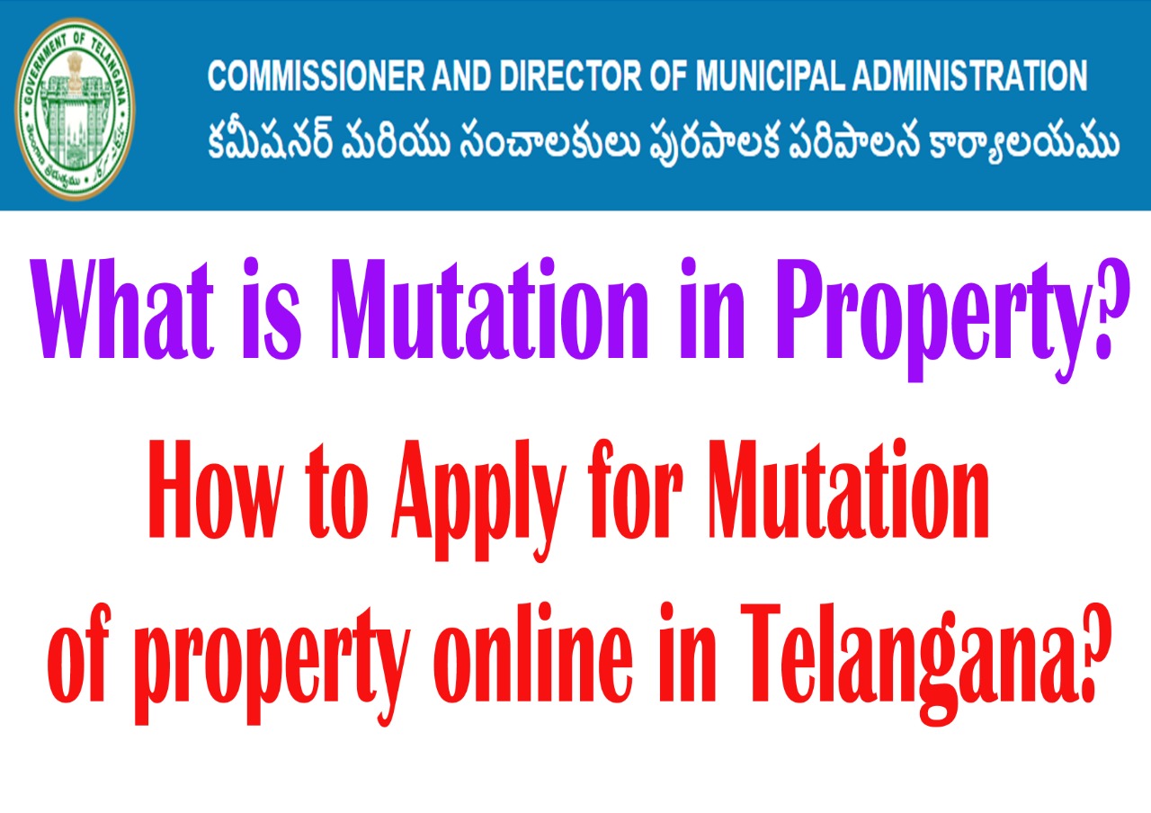 How to Apply Mutation of Property Online in Telangana